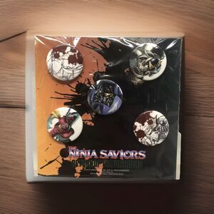The Ninja Saviors Return of the Warriors 5-Button Pin Set Strictly Limited